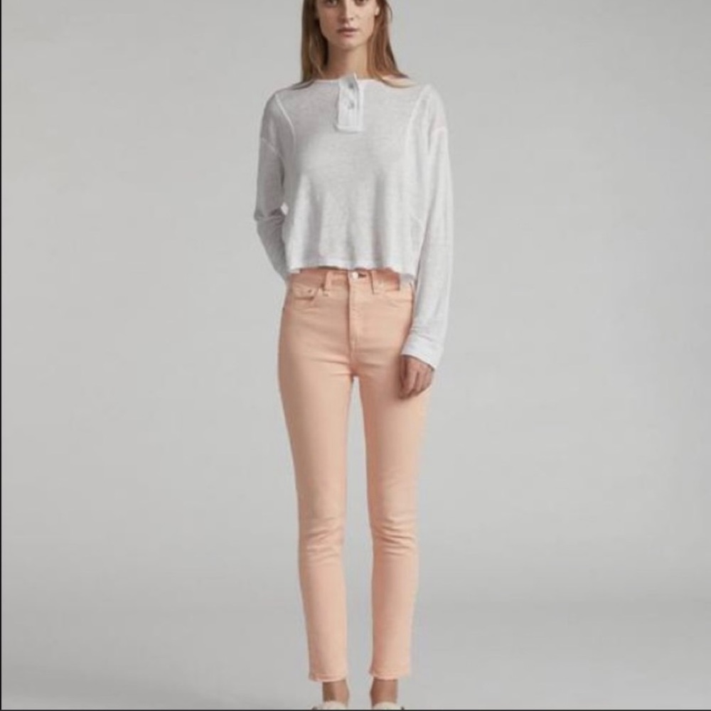 Rag & Bone High  Rise Skinny Jean in Prairie Sun
Size:29
Color:Prairie Sun - Picture 6 of 11